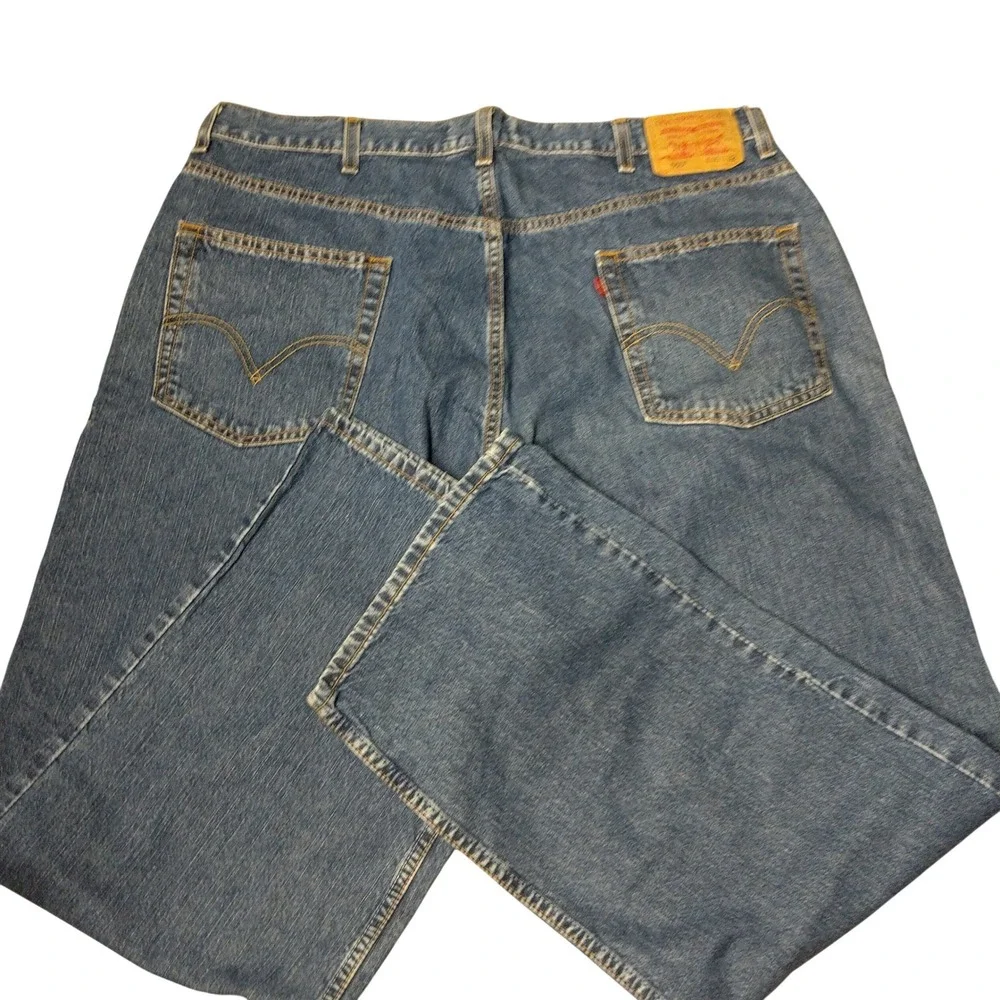 Levis 569 Loose Straight Fit Jeans Mens 40x32 Blue Denim 00569-4650 Medium Wash